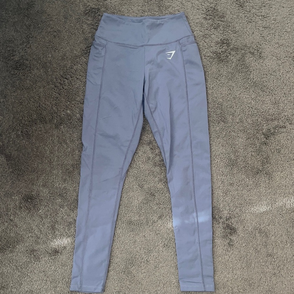 light purple gym shark leggings